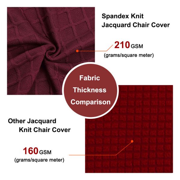Details about   Stretch Knit Diamond-type Lattice Chair Slipcovers Protector Seat Cover 2pcs 